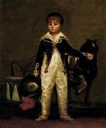 Francisco de goya y Lucientes Pepito Costa y Bonells oil painting